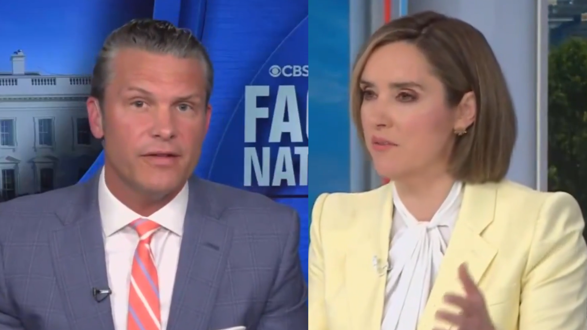 Pete Hegseth Lobs Verbal Grenades at Margaret Brennan